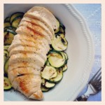 Insalata di pollo alle zucchine