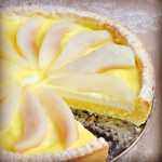 Crostata senza glutine alla ricotta e pere