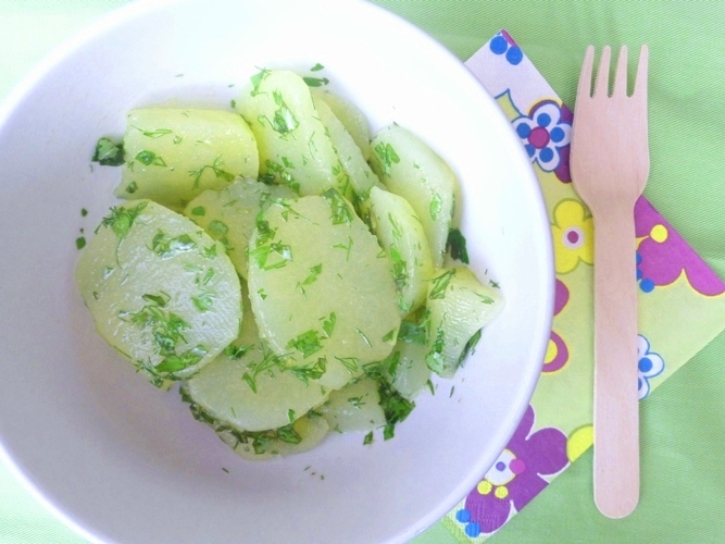 Patate in salsa verde