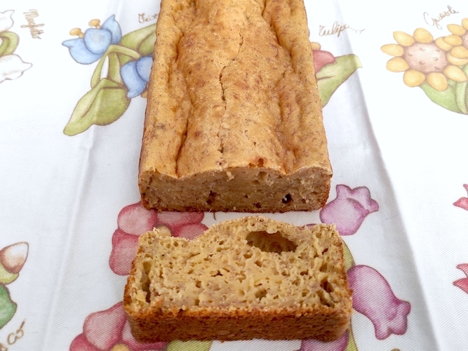 Banana bread senza glutine leggero