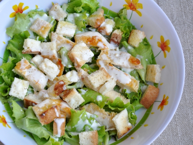 Caesar's salad senza glutine