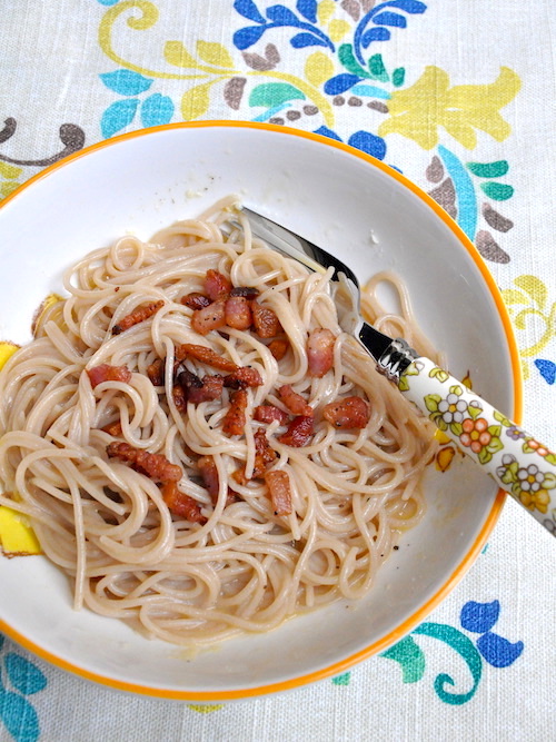 Pasta alla carbonara senza glutine