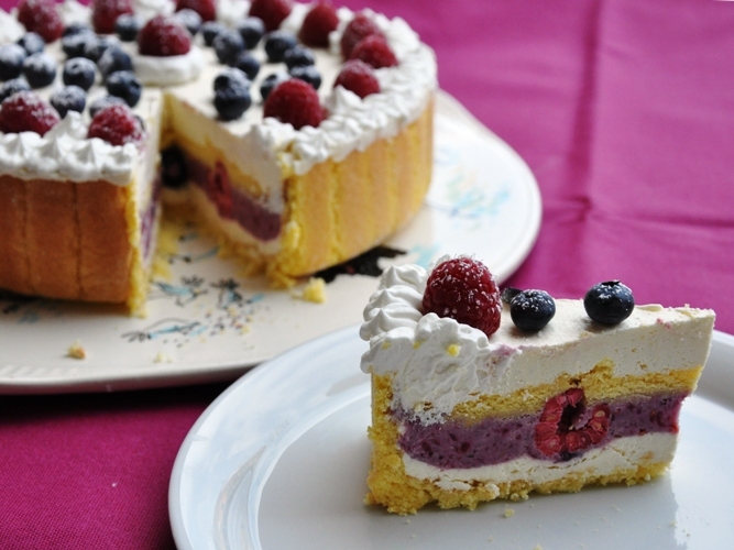 Torta Charlotte di Montersino senza glutine