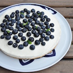 Cheesecake senza cottura ai mirtilli