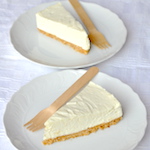 Cheesecake senza cottura al cioccolato bianco
