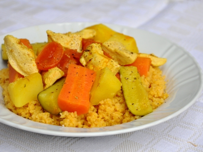 Cous cous senza glutine alla marocchina