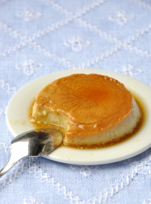 Creme caramel senza lattosio alla mandorla