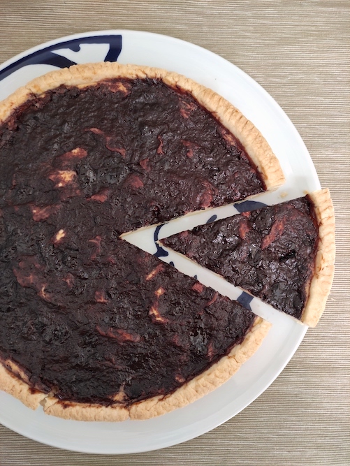 Crostata senza glutine ai lamponi e cioccolato bianco