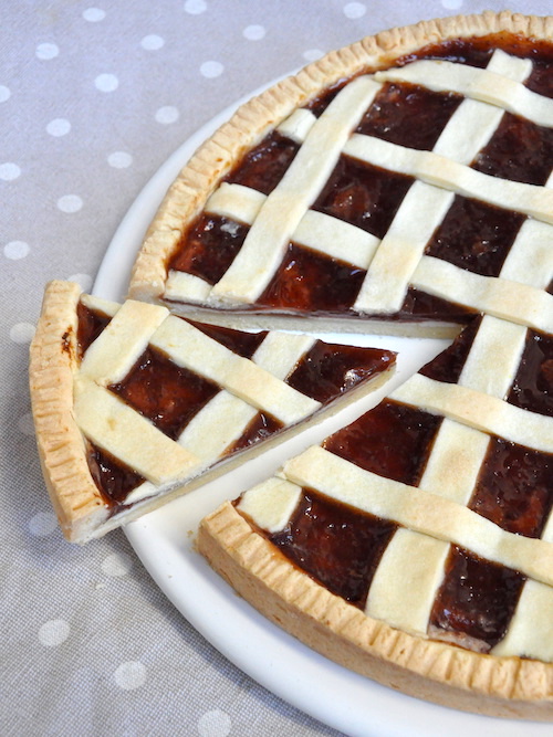 Crostata senza glutine con ricotta e fragoline di bosco