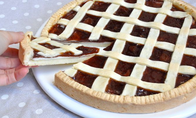 Crostata senza glutine con ricotta e fragoline di bosco