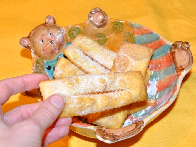 Crostoli di carnevalea senza glutine