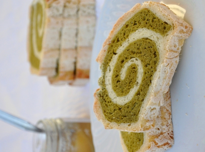 Fette biscottate senza glutine al tè Matcha