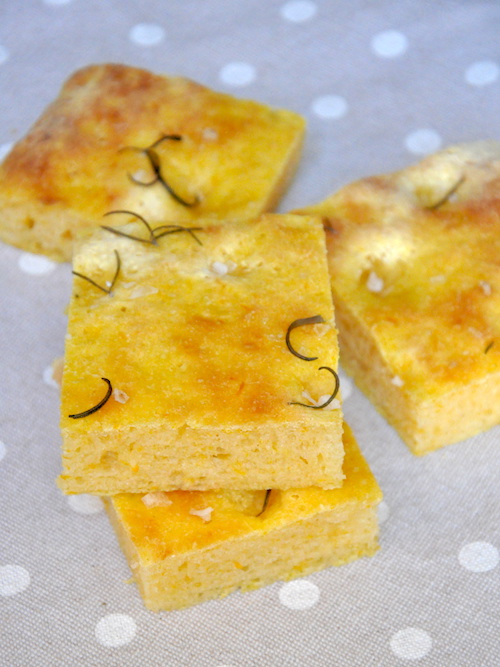 Focaccia alla zucca senza glutine