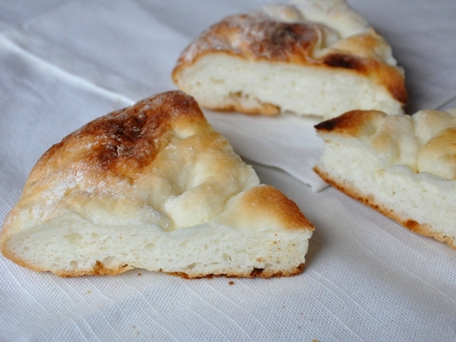 Focaccia senza glutine cotta in padella