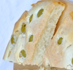 Focaccia senza glutine alle olive