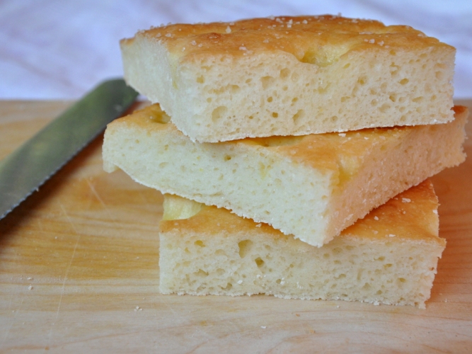 Focaccia genovese senza glutine