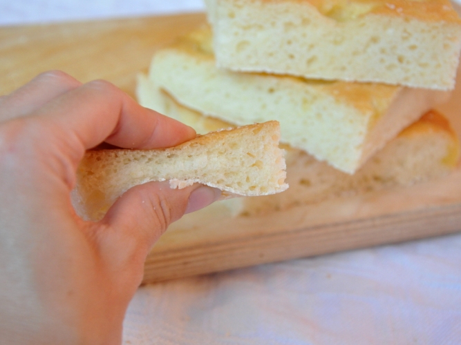 Focaccia genovese senza glutine