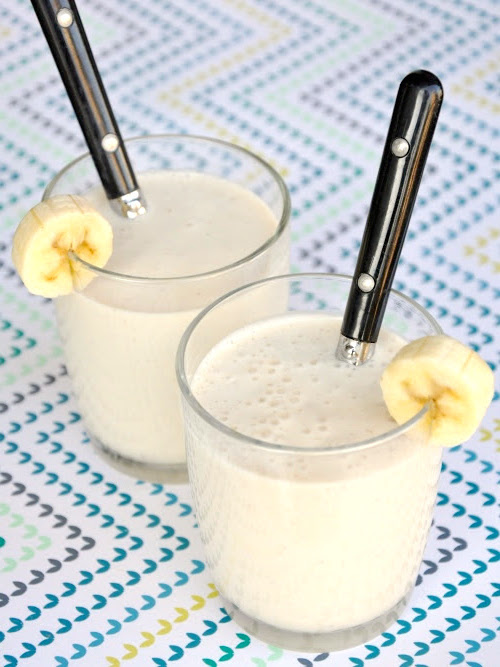 Frullato alla banana e cocco