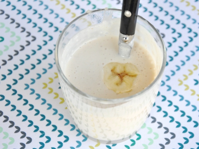 Frullato banana e cocco senza glutine