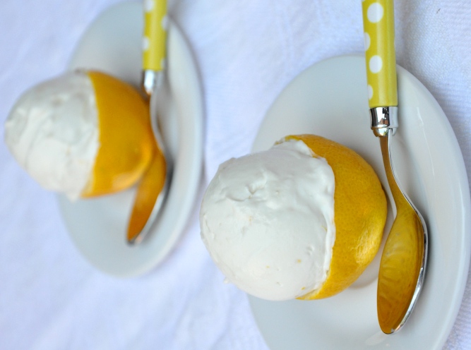 Gelato cremoso al limone senza lattosio