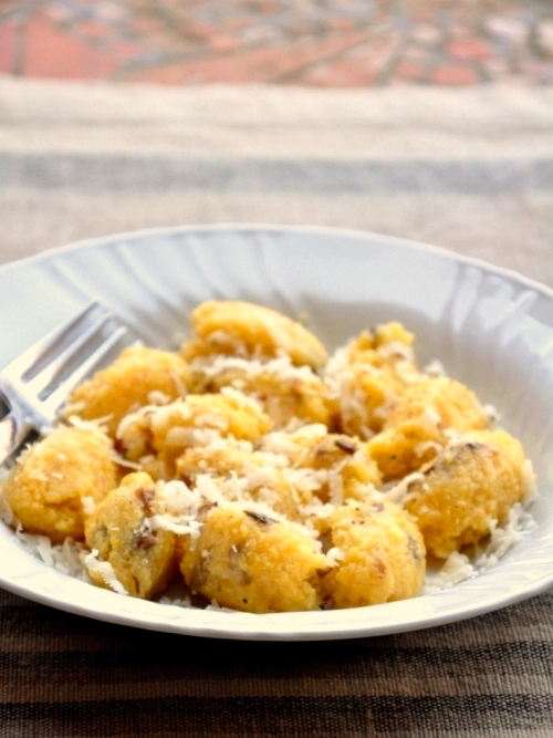 Gnocchi di polenta ai porcini senza glutine