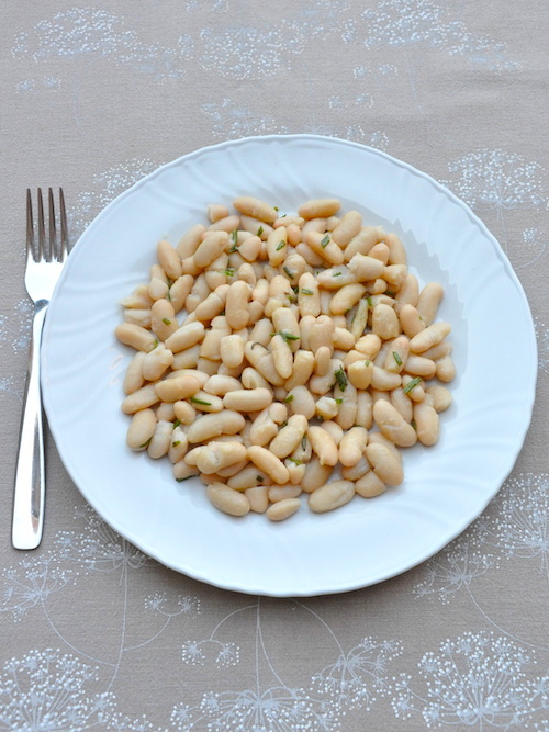 Insalata tiepida di cannellini al rosmarino