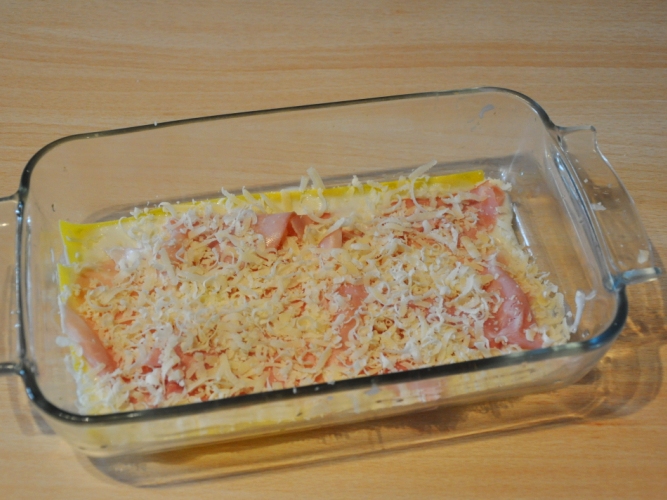Lasagne bianche al prosciutto e scamorza Una cucina tutta per sé