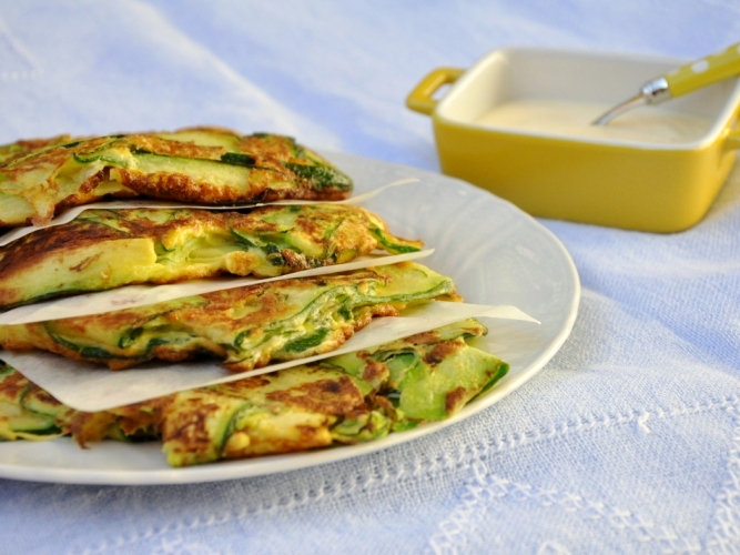 Frittata di zucchine alla menta e limone senza glutine