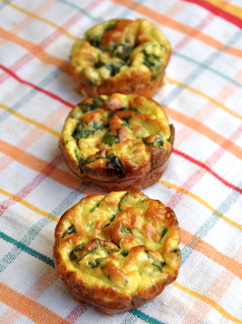 Muffins salati proteici uova e spinaci senza glutine e senza farina