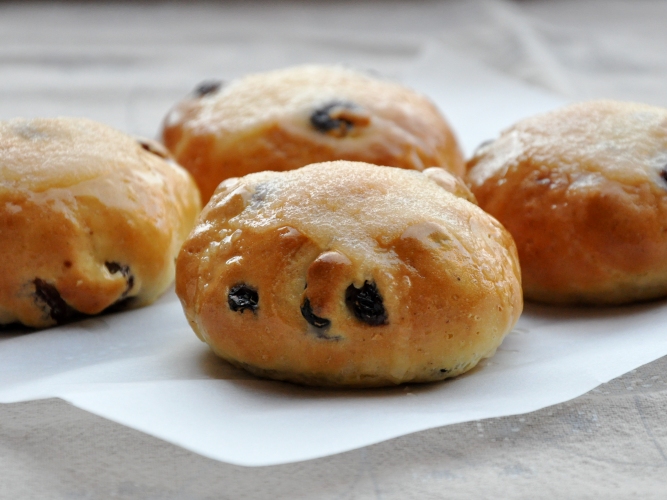 Pane senza glutine con uvetta