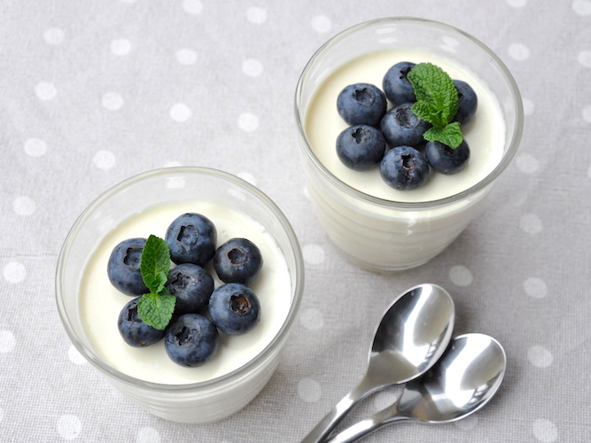 Panna cotta allo Yogurt Greco