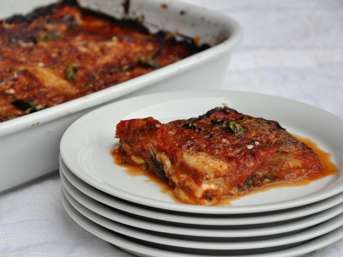 Parmigiana di melanzane grigliate