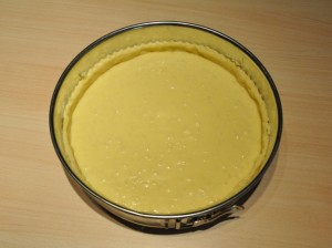 Preparazione pastiera di riso senza glutine