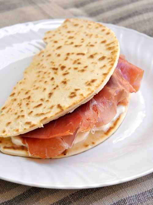 Piadine senza glutine all'olio