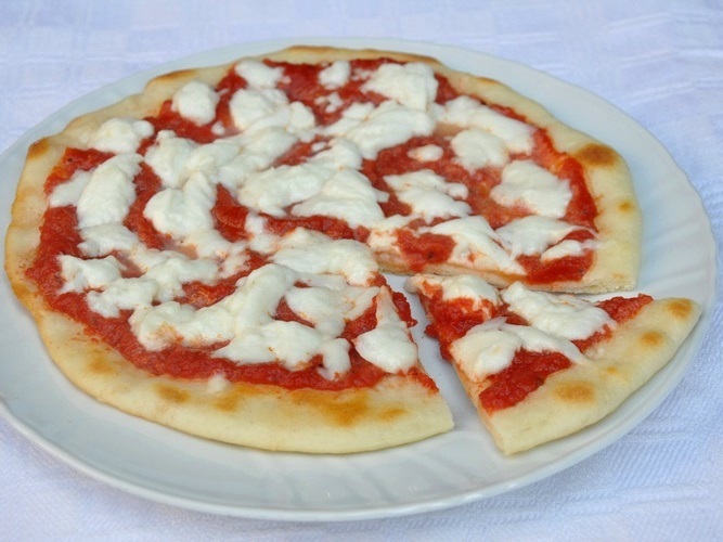 Pizza senza glutine in padella