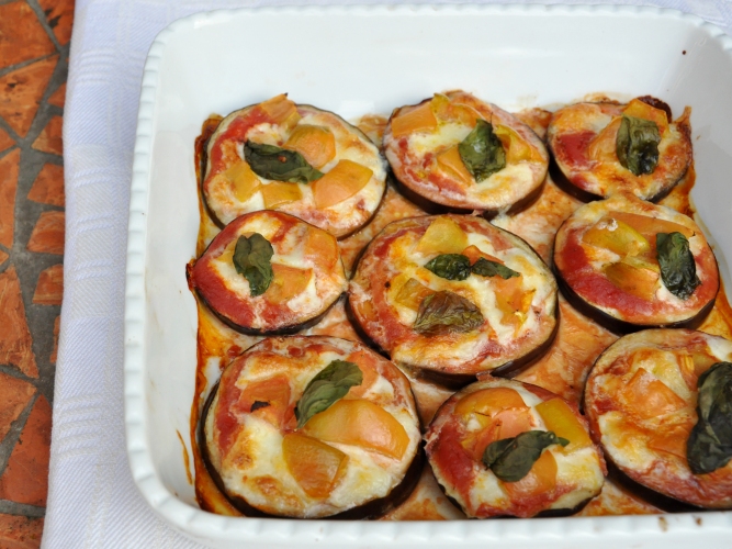 Pizzette di melanzane