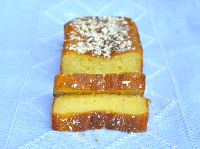 Plumcake senza glutine al cioccolato bianco