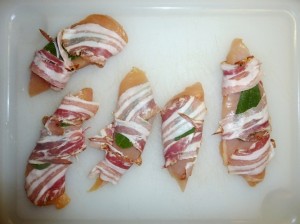 Pollo alla pancetta