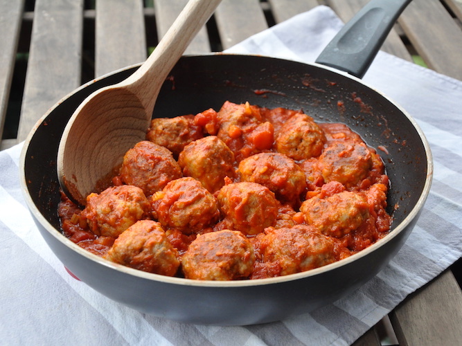 Polpette di vitello al sugo