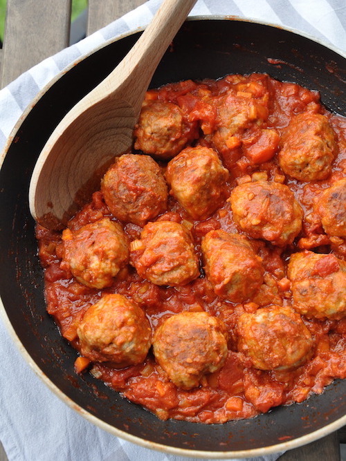 Polpette di vitello al sugo