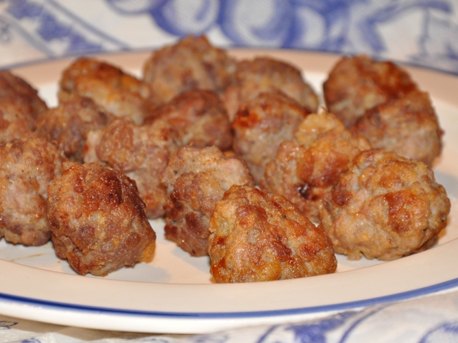 Polpette di salsiccia senza glutine