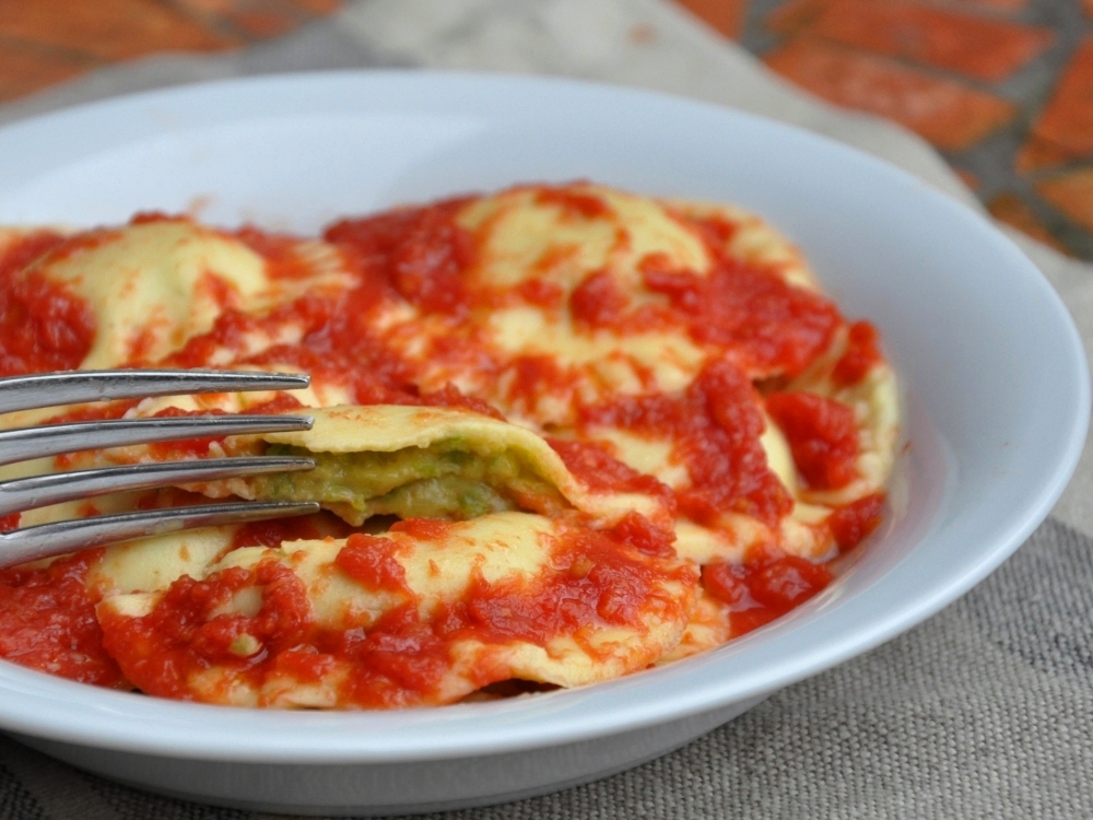 Ravioli alle zucchine senza glutine