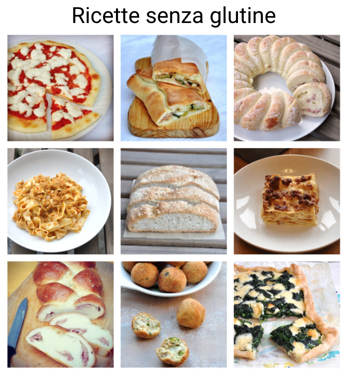 Ricette senza glutine