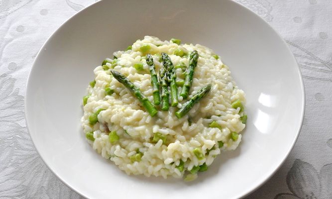 Risotto agli asparagi e parmigiano