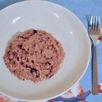 Risotto al radicchio e taleggio