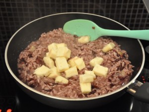 risotto-radicchio-taleggio-cottura