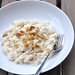 Risotto noci e robiola