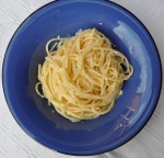 Spaghetti cacio, pepe e lime