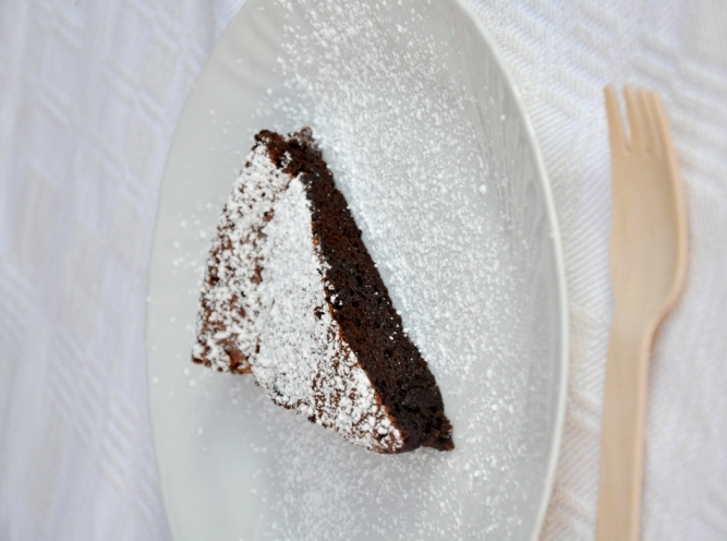 Torta tenerina al cioccolato senza glutine