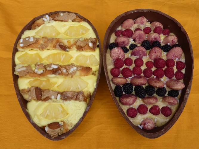 Tiramisù pasquale alla frutta senza glutine